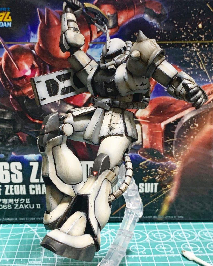 シャア専用ザク2–4枚目/制作者：@aka41376226