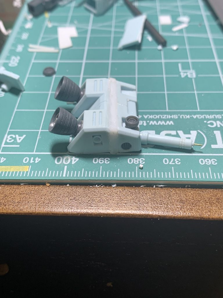 ランドセルはやや小さかったので、2ミリほど延長しました。