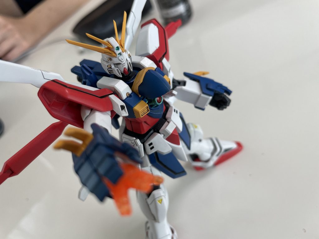 HGFC ゴッドガンダム 全塗装–4枚目/制作者：NbHaruto