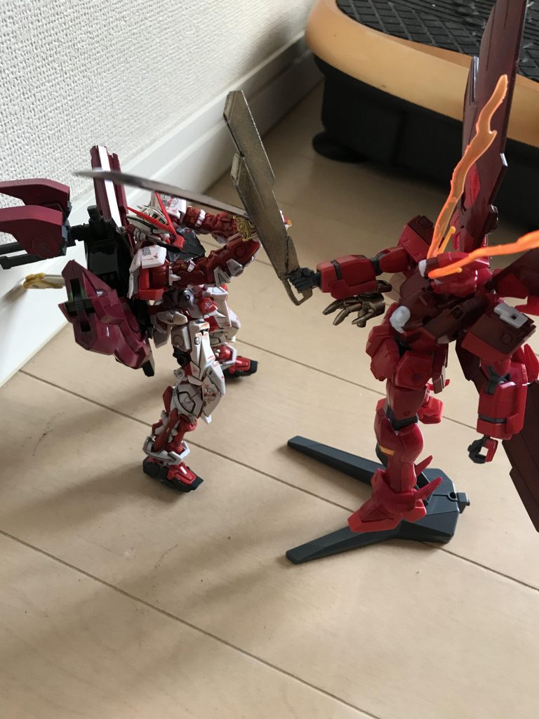 序盤は押されていたが紅蓮システムを発動させることで一気に劣勢になっていくクロスボーンガンダム