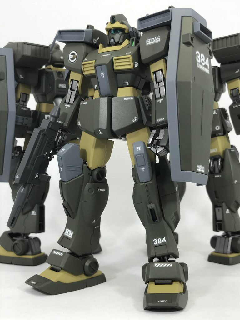 1号機(機体No.384)ジムⅡ、Ⅲ共有のビームライフル装備型です。