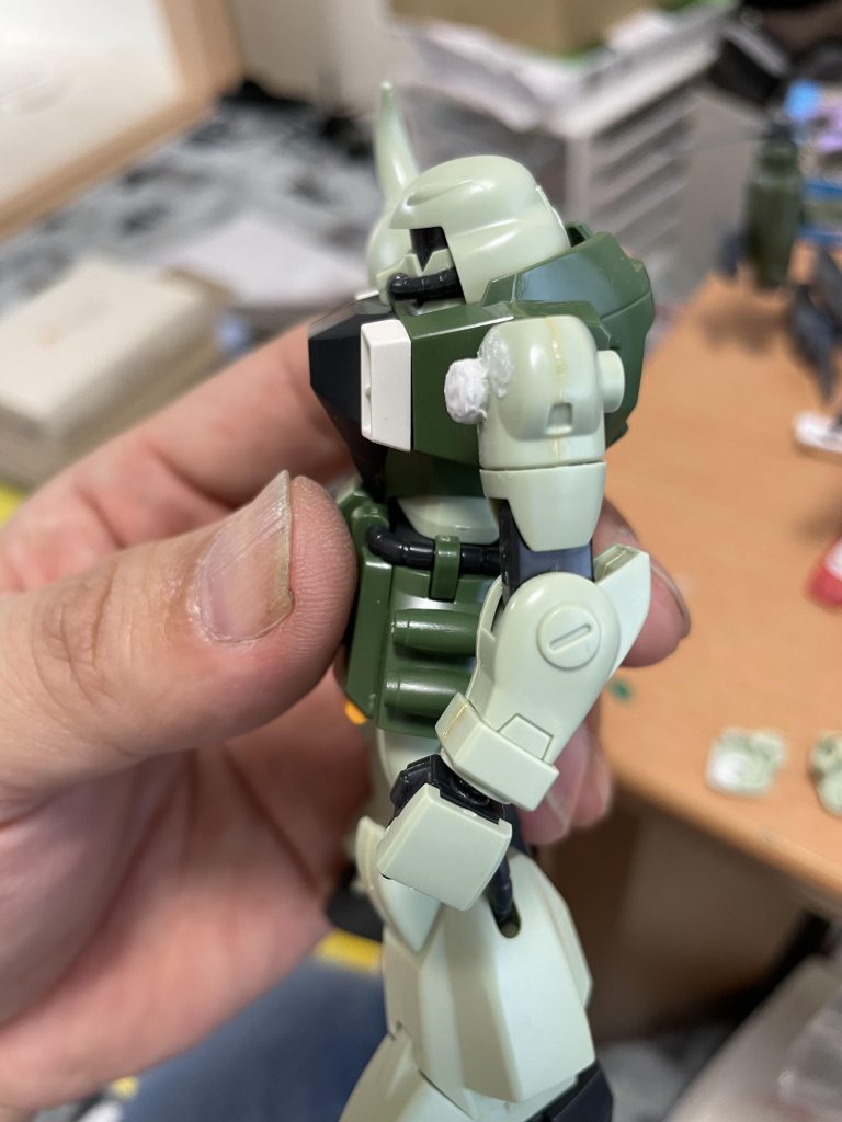 合わせ目消しと後ハメ加工を前オーナーさまがされていましたが年数が経っており各接合部にヘタリがあったのでリフレッシュ工事を行いました。