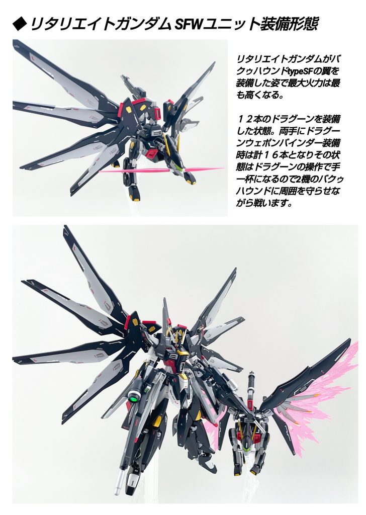 HGBF ストライクフリーダム  リタリエイト フルウィング & リタリエイトバクゥハウンズ–5枚目/制作者：Ririto