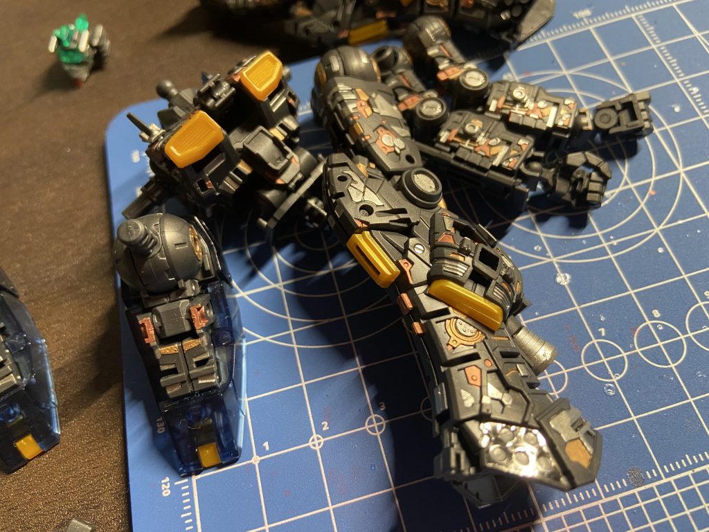 RG νガンダム HWS クリアバージョン–3枚目/制作者：たなしゅん