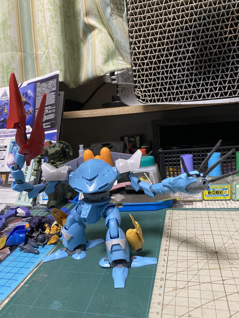 工作終了塗装前!いろんなパーツを着けたり外したり!