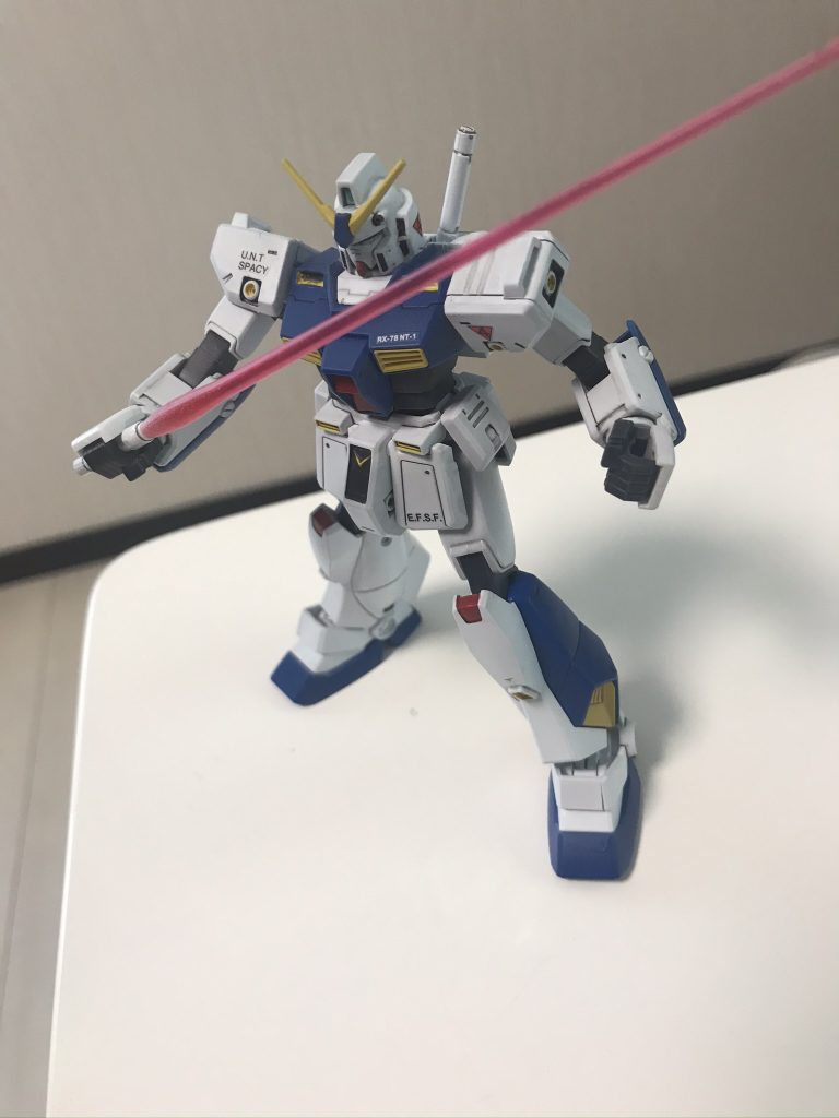HGUC ガンダム  NT1 アレックス–4枚目/制作者：NbHaruto