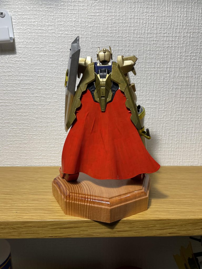 後ろ姿…マントの塗装は苦労しました😅まだムラが🙄