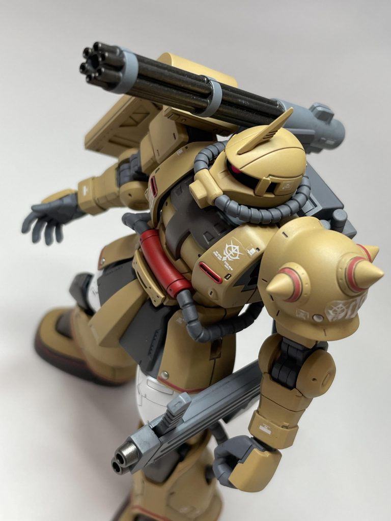 開発系譜としては、テストタイプの方が先に開発されたようなので、ザクハーフキャノン を開発した際には、両者の間の子がいてもおかしくはないだろうとの想定です。