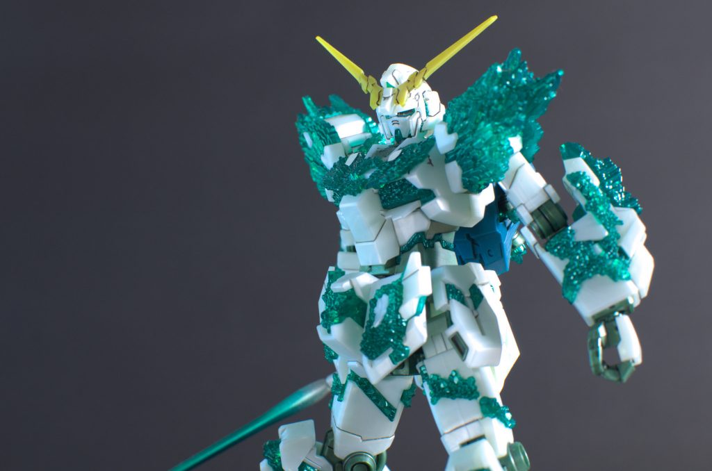 HG ユニコーンガンダム (光の結晶体)–6枚目/制作者：Hase205