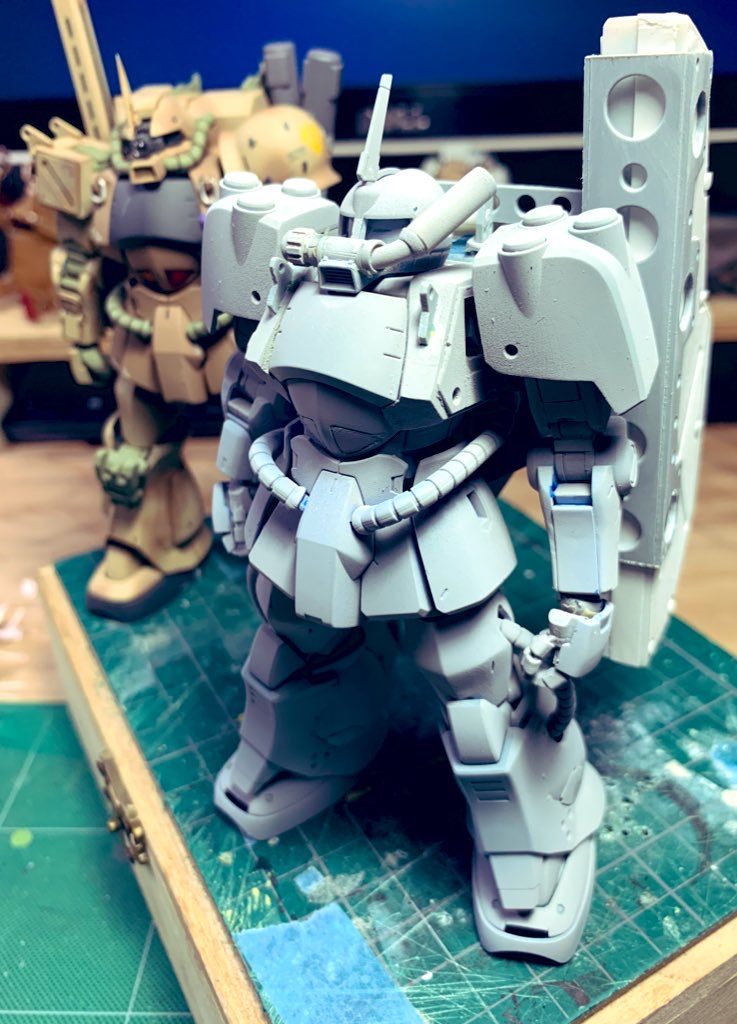 ライフルケースも製作。ランドセルへの接続用ラックも製作。