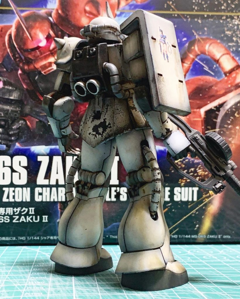 シャア専用ザク2–3枚目/制作者：@aka41376226