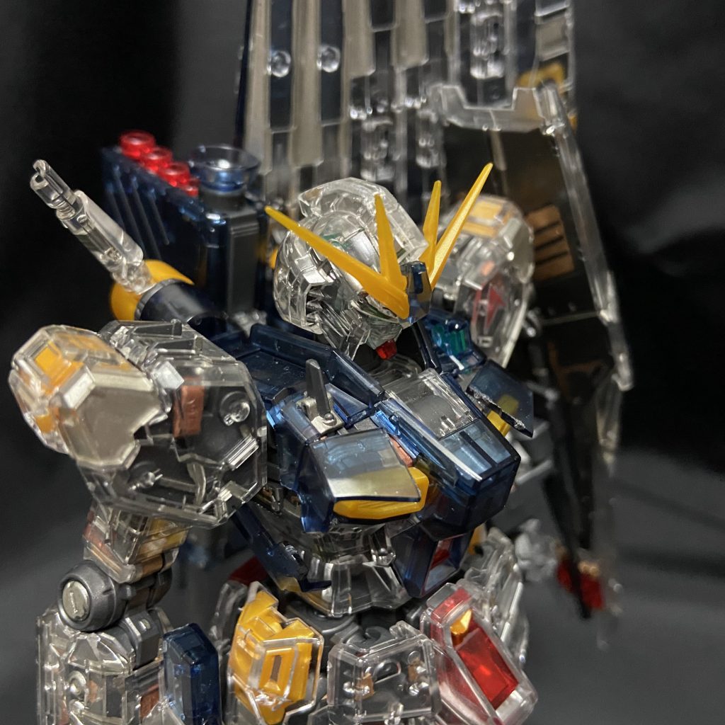 ガンプラ RG νガンダム HWS クリアカラー 完成品 - プラモデル