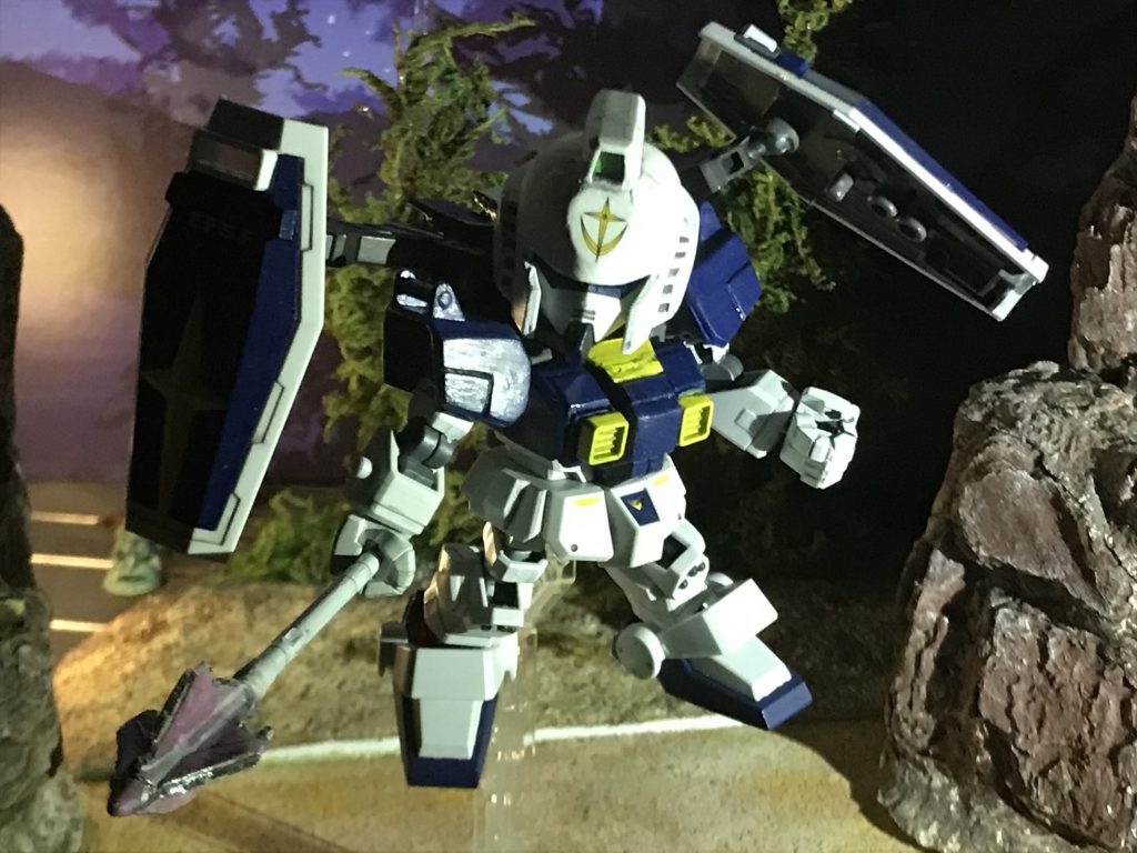馴染みの模型屋にてCS陸戦型ガンダムを見つけたので即買いして作りました。