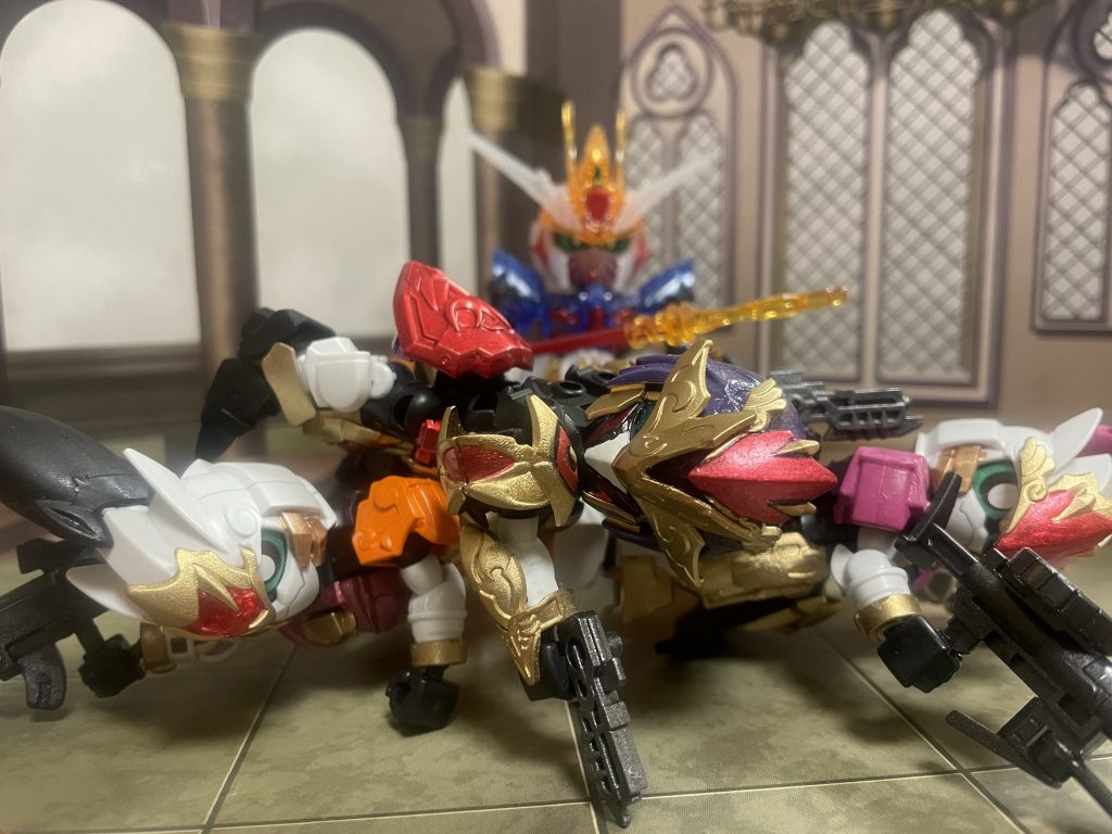 最後は悟空に畳まれるシーンを。これ再現難しいですね…