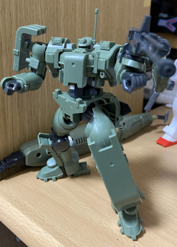 素組ティエレン。アクリジョンと水性ホビーカラーでエアブラシ塗装と筆塗り、MRウェザリングカラーとタミヤウェザリングマスターで少しだけウェザリングしてみました。