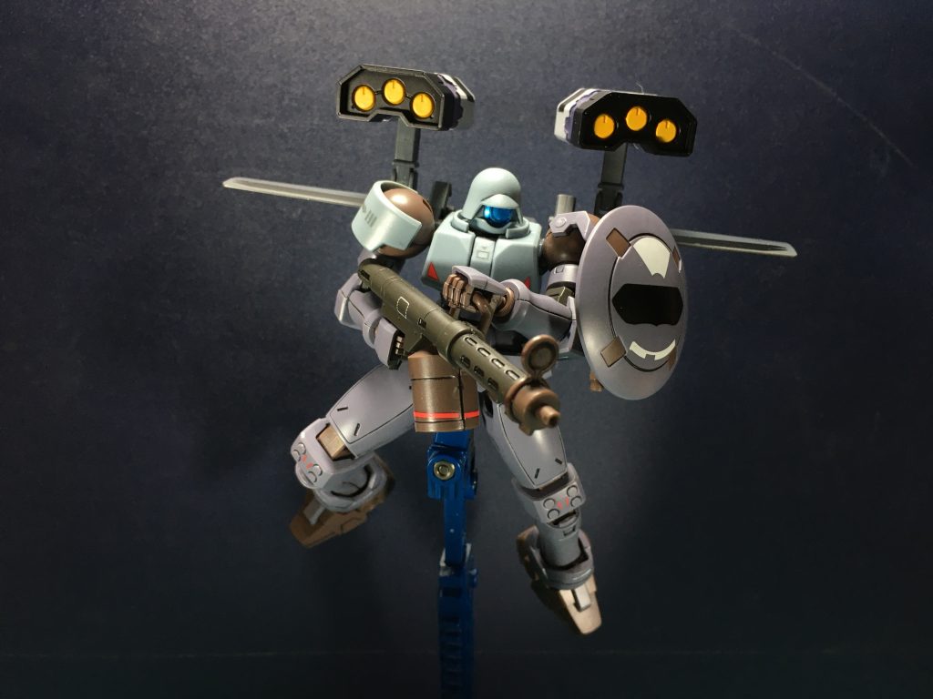 　ベースキットのリーオーが非常に組みやすかったです。各エントリーグレードキットに受け継がれたFine Build構造の原点たる良いキットです。　今回は合わせ目も全てディテール処理しています。