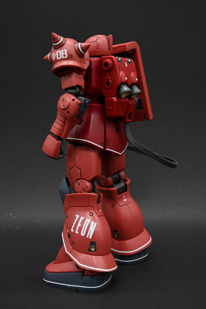 HG シャア専用ザクI–3枚目/制作者：oz5500