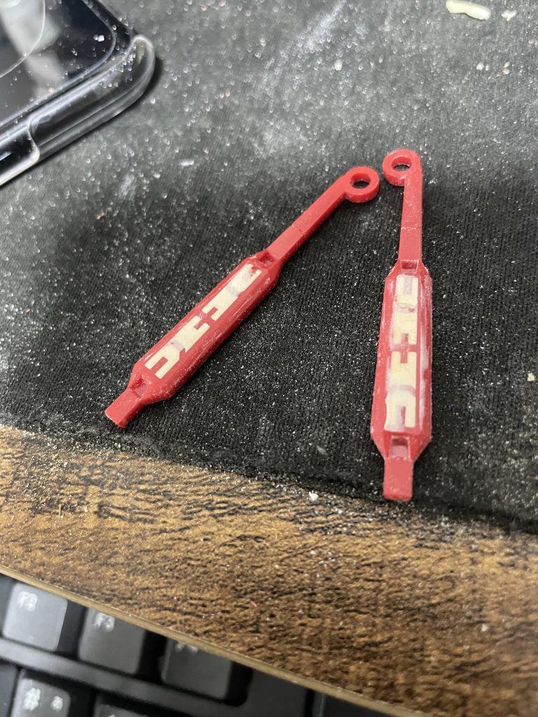 肉抜きはパテ埋め