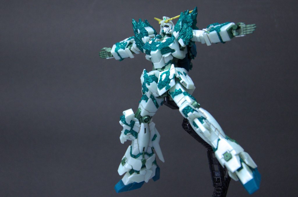 HG ユニコーンガンダム (光の結晶体)–9枚目/制作者：Hase205