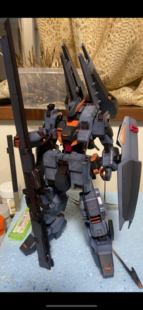 塗装終わった状態です。この後デカール貼ったり軽く汚したりします