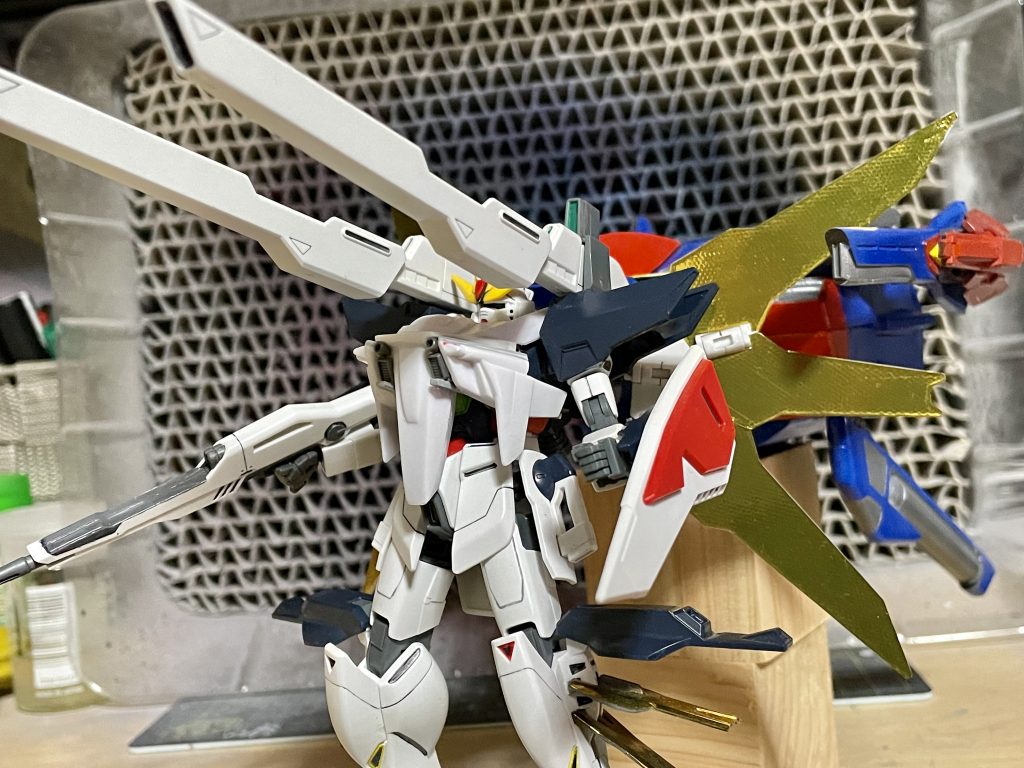 ツインサテライトキャノン発射体勢のポージングが1番カッコいいですね