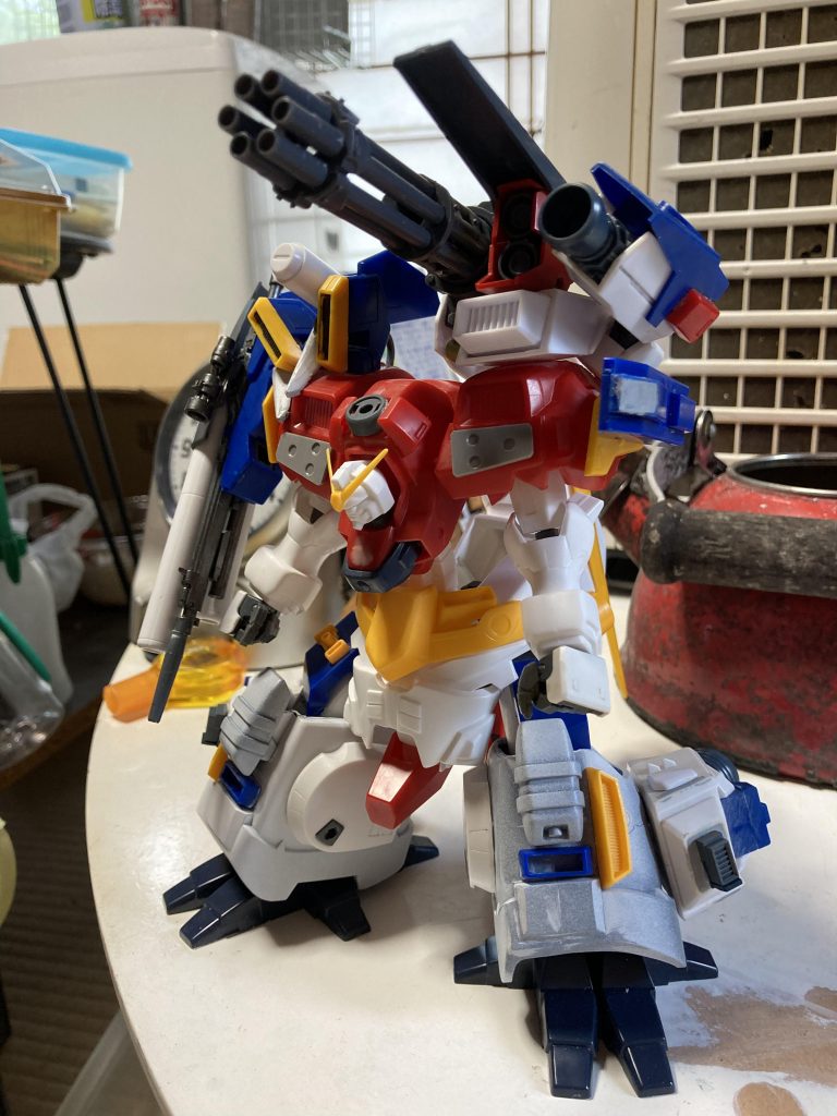 ジャンクパーツペタペタ●使用キット、パーツ1/144デビルガンダムMGフルアーマーZZHGシナンジュコトブキヤM.S.Gモデリングサポートグッズウェポンユニットガトリングガン ノンスケールプラモデル用パーツ●一部ジャンクパーツ使用1/144ガンダムアシュタロン1/144旧キット ザクマインレイヤー1/144ボルトガンダムHGゴッドガンダム