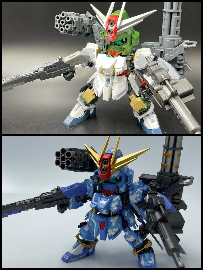 塗装前と塗装後の比較画像です。