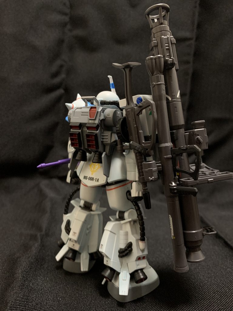 ガンダムベース限定ウェポンシステムのラケーテバズをメイン武器にこれだけでもボリューミーに