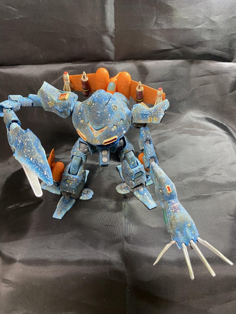 上陸風景!白兵戦前にジェットパックと脚部補助推進器をパージ!