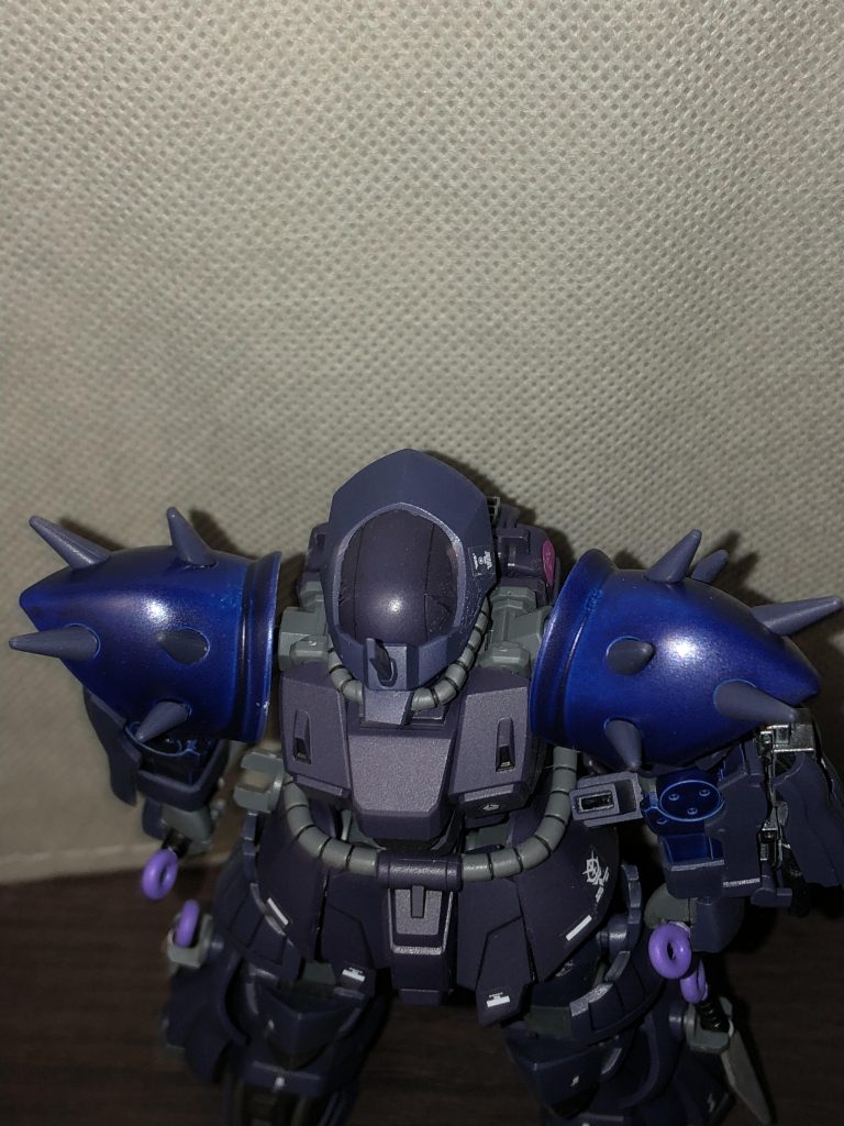 肩の合わせ目、上手くできたかも？