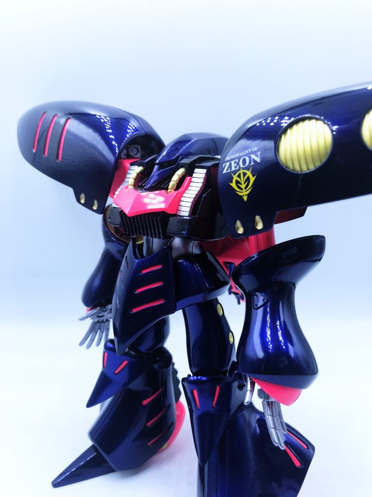 近め！実は胴体とかはラップ塗装したんですが、濃くし過ぎてスマホのカメラでは見分けられないと言う悲しさ。。