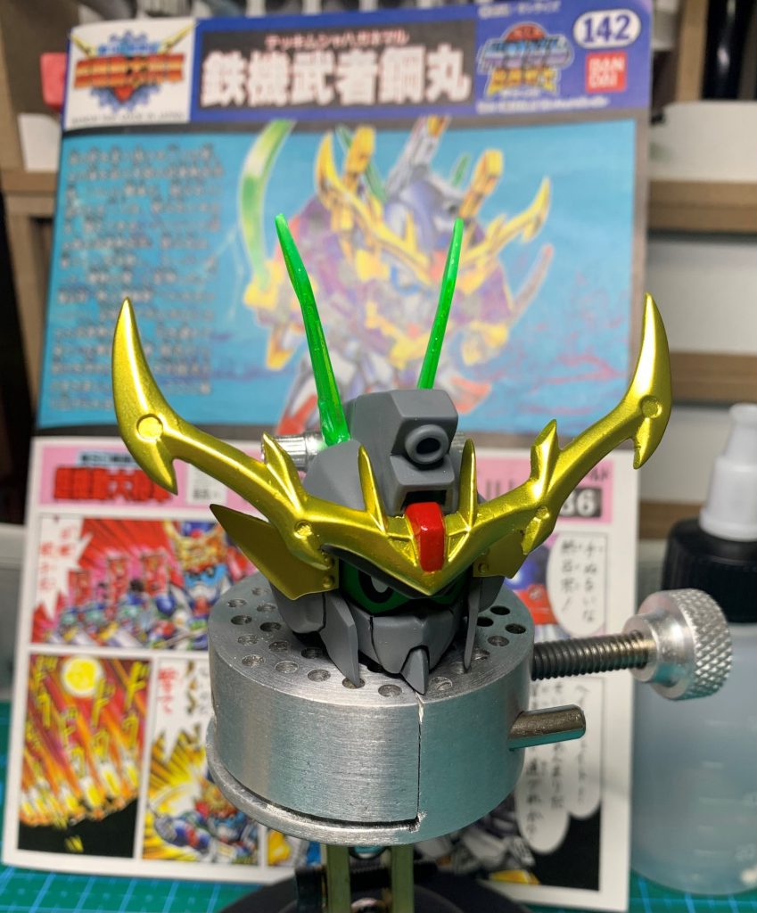 より鋼丸に近づけるようフェイス部分の修正を行い完成!