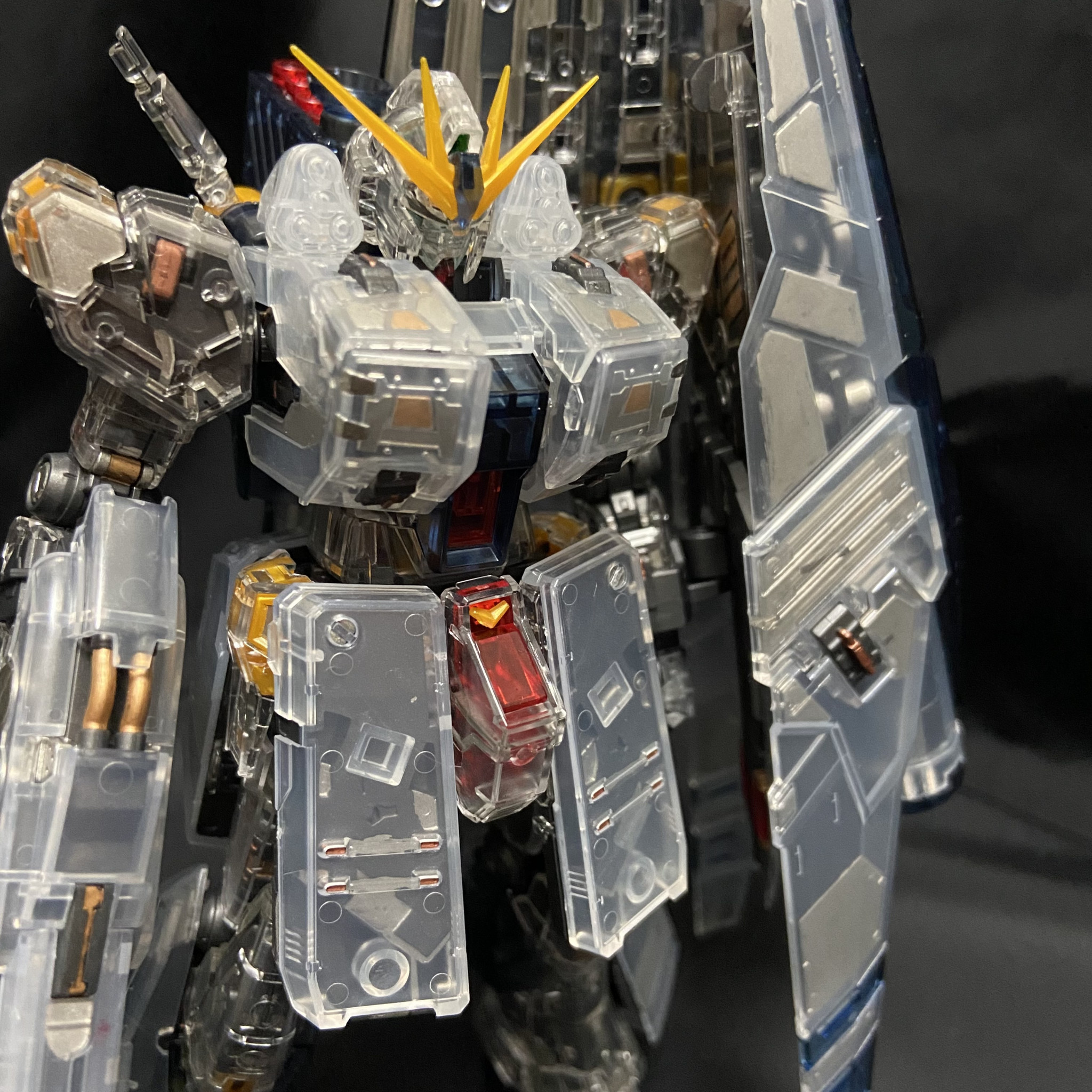 新作通販イベント限定　RG 1/144 νガンダムHWS [クリアカラー］新品　ガンダムベース限定 シャア逆襲 機動戦士ガンダム