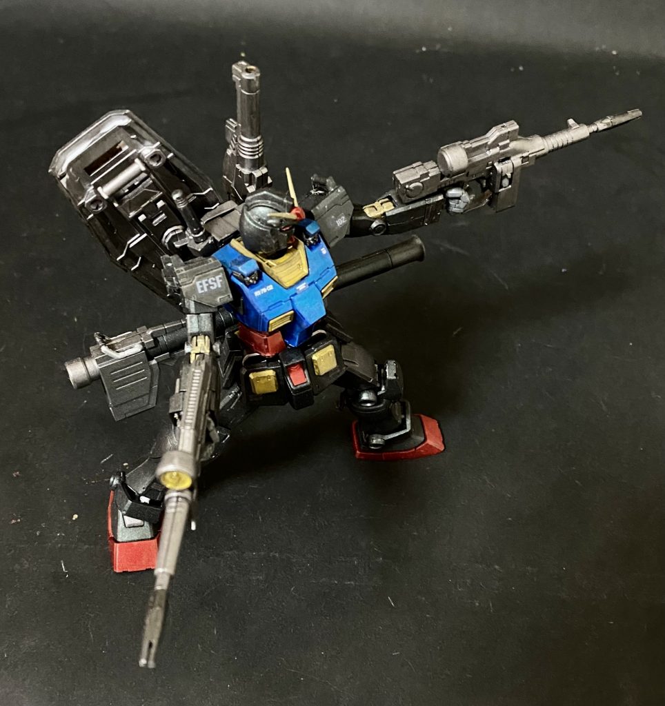 黒いオリジンガンダム–3枚目/制作者：@giyaran23