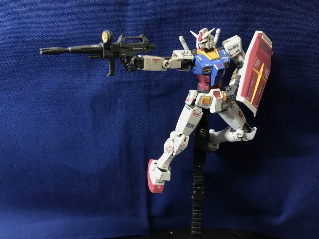 落ちろっ！！一見、貼りすぎに見えるデカールも、動きをつけることで、丁度良いアクセントとして見えるでしょうか？٩( ᐛ )و