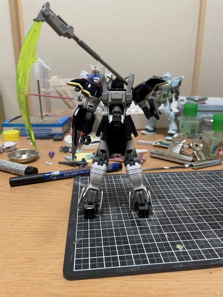 アニメOP風のバックショット！just communication 好きな一曲です。やっぱデスサイズはシンプルにカッコいい！！