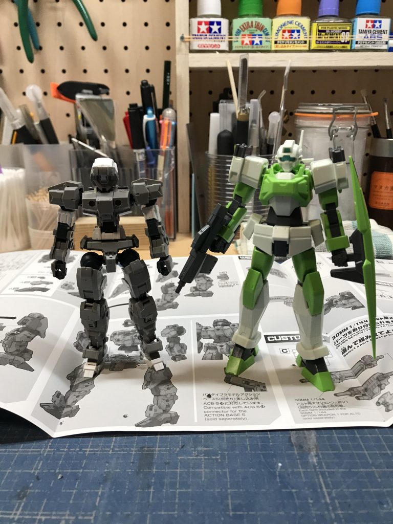 素組み。ここからミキシングの思考錯誤が始まりました。