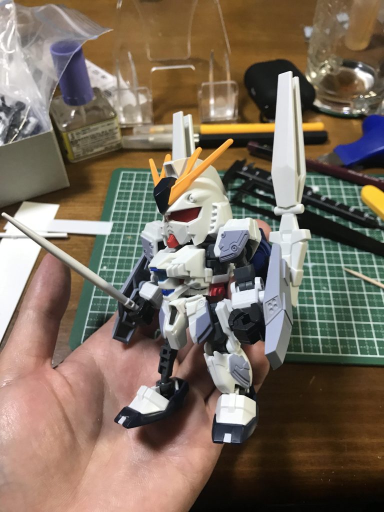 構想段階ここから完成までよく出来たなぁ〜(￣▽￣;)何気にブレードアンテナも向きの変更してるのです(^^)