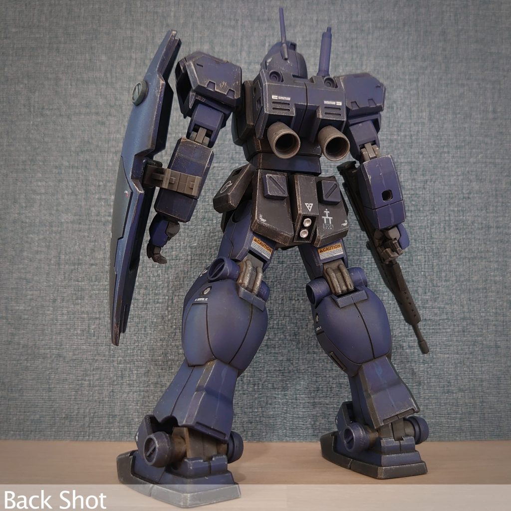 バックショット部分的にパーツを銀色を塗ってみました