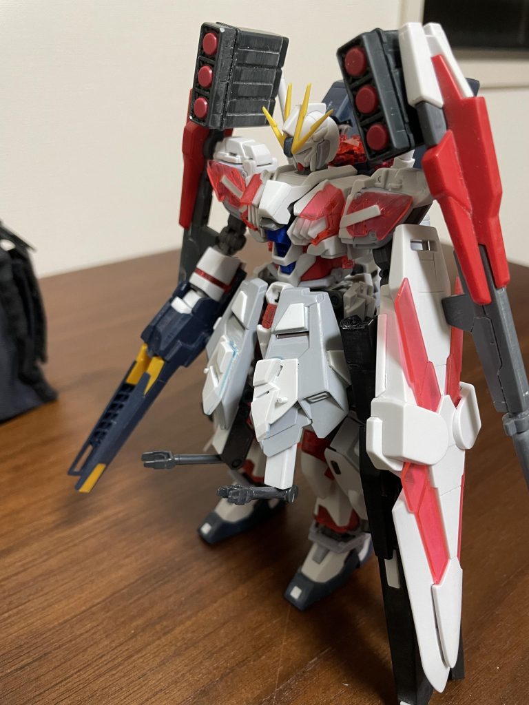 仮組み時。う〜ん、雑ww