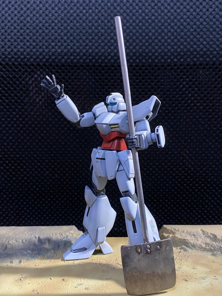 スコップ装備(°▽°)