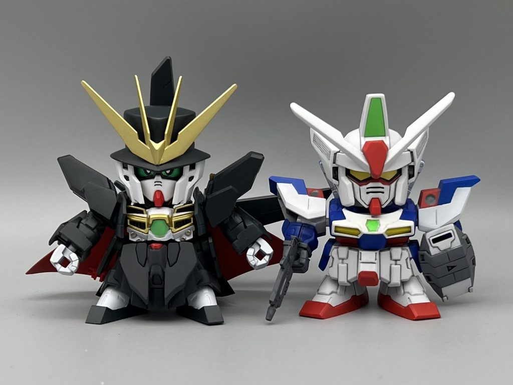 ジェミナスと比較しながらBB戦士体型に寄せました。