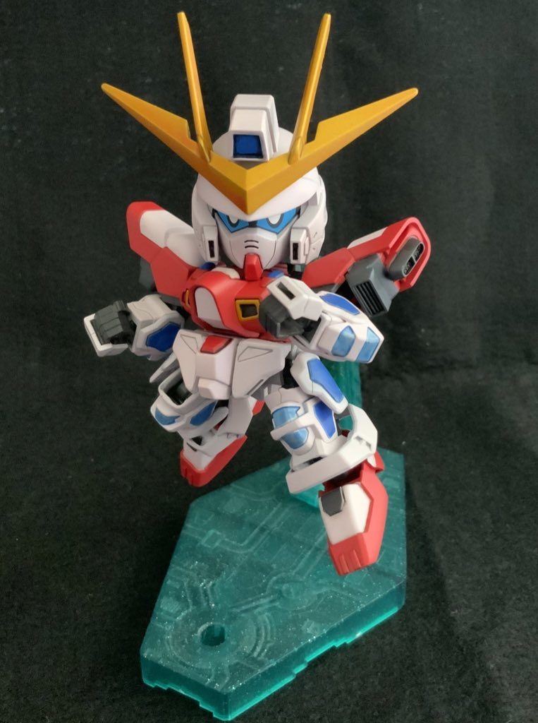 SD ビルドバーニングガンダム–3枚目/制作者：@nenza_p