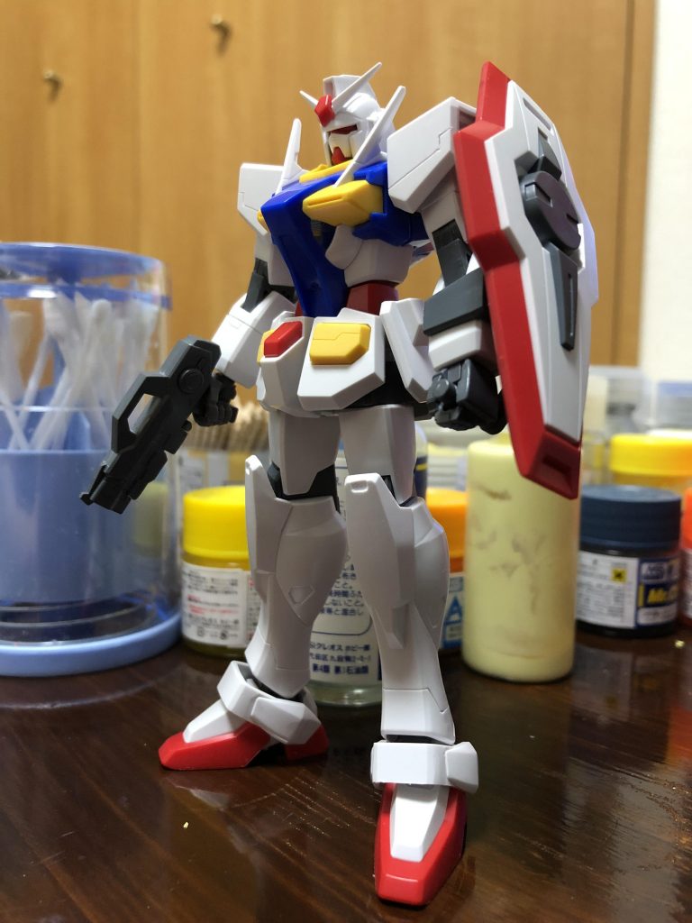 素組み。トリコロールカラーも良い😆