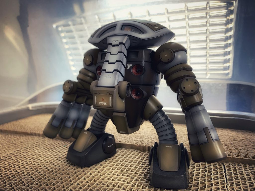 今回の塗装は撮影ブースでのライティングを意識した明度にしてみました実物はこんな色調です