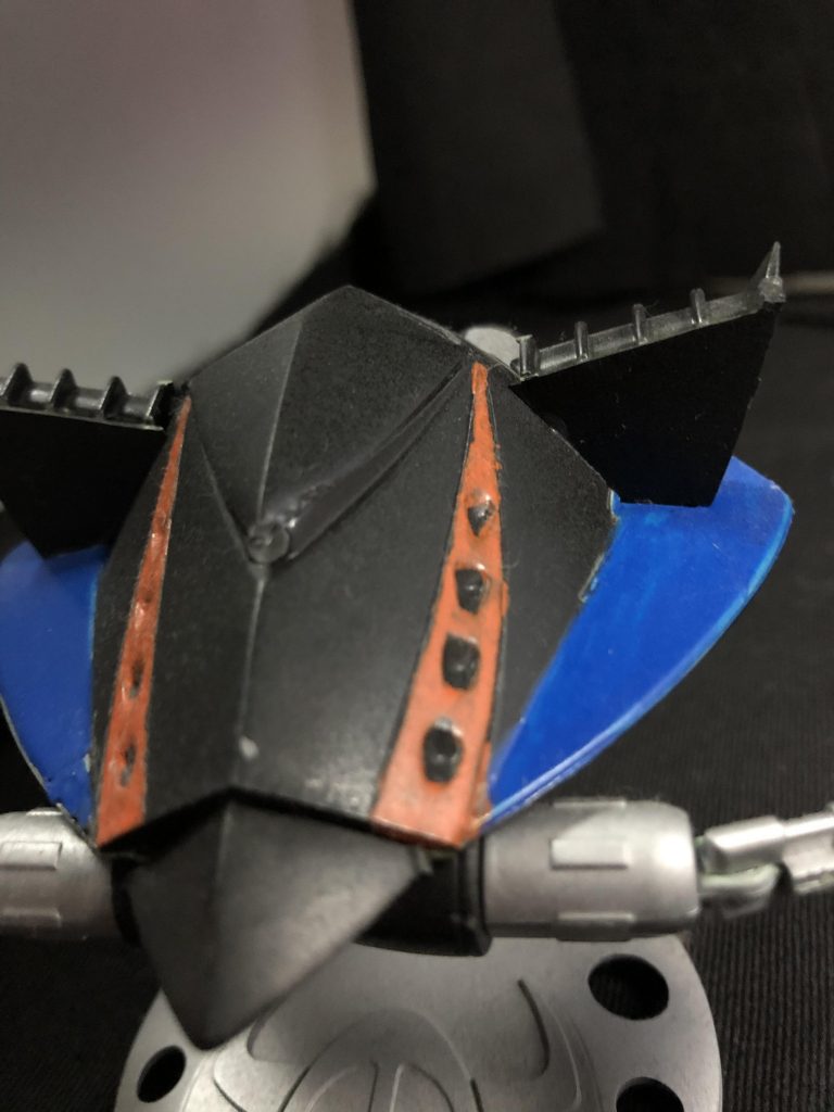 メガ粒子砲これも収納状態、展開状態の選択式でした。ウチのビグロは収納状態