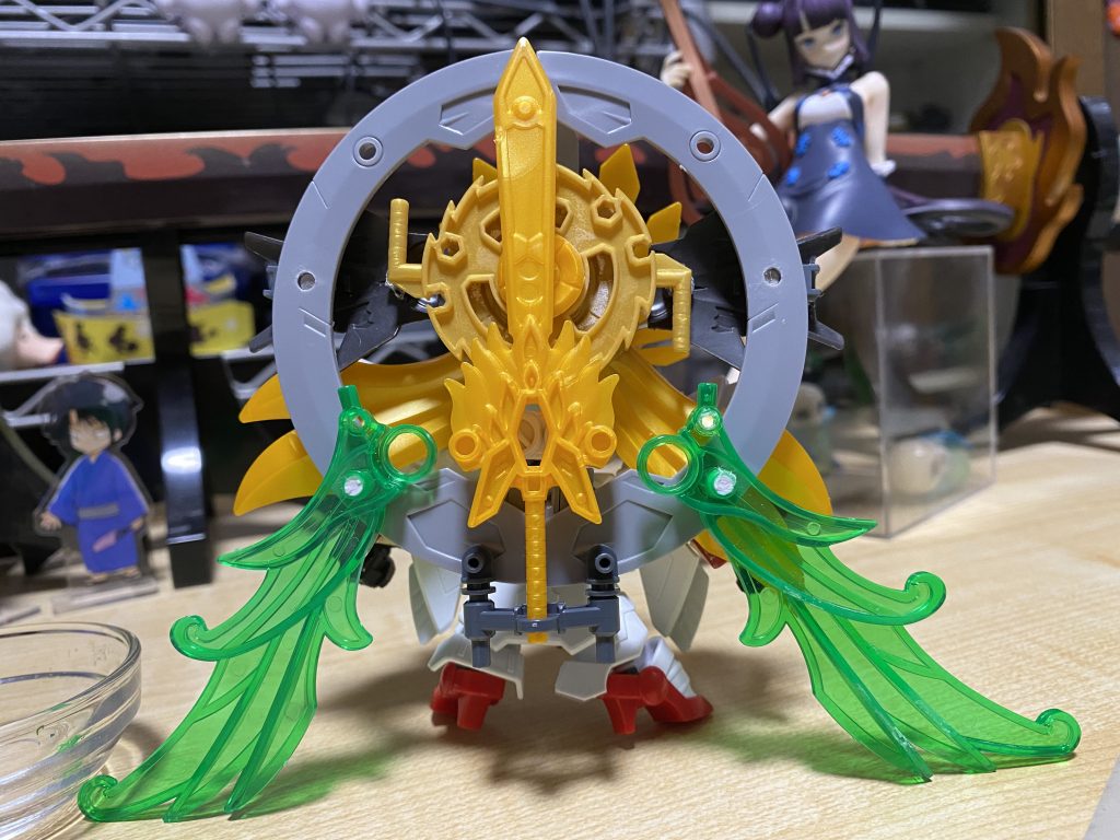 ほぼ完成形。八咫鏡が一番悩んでて、この時点では仮。