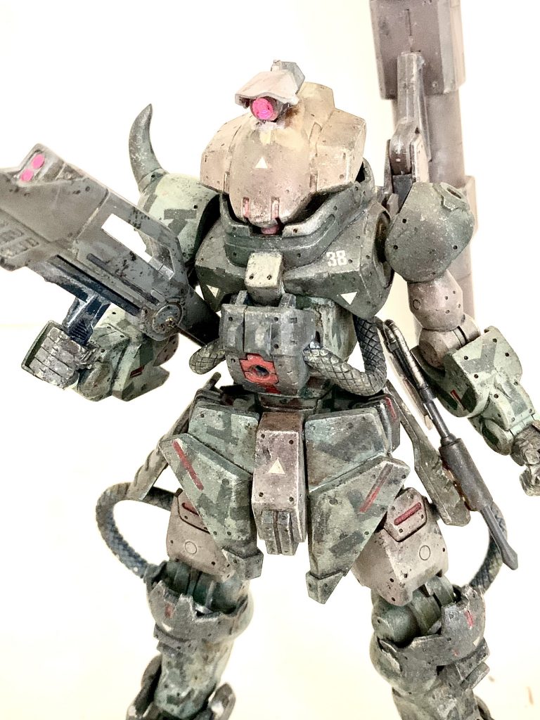 頭部とバックパックと武器を変えました