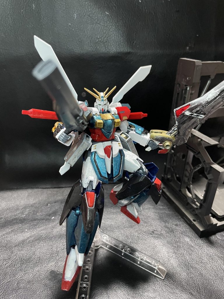 次はGNバズーカ&GNバスターソードでポージングです。