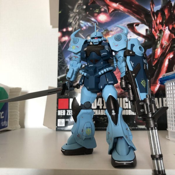 初めての筆塗り